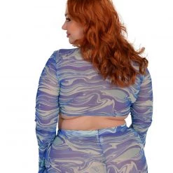 Cherry Mellow, Inc. Keepin' It Swirly O-Ring Long Sleeve Top