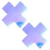 Neva Nude Holographic Cross Pasties 1 Neva Nude Holographic Cross Pasties