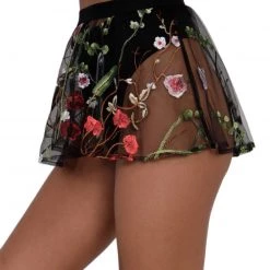 OhYes Lace Flowerfields Mesh Mini Skirt Bottoms 20 OhYes Lace Flowerfields Mesh Mini Skirt Bottoms