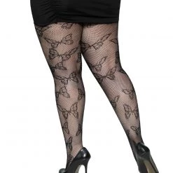 Leg Avenue Pretty Please Butterfly Fishnet Tights Plus 13 Leg Avenue Pretty Please Butterfly Fishnet Tights Plus
