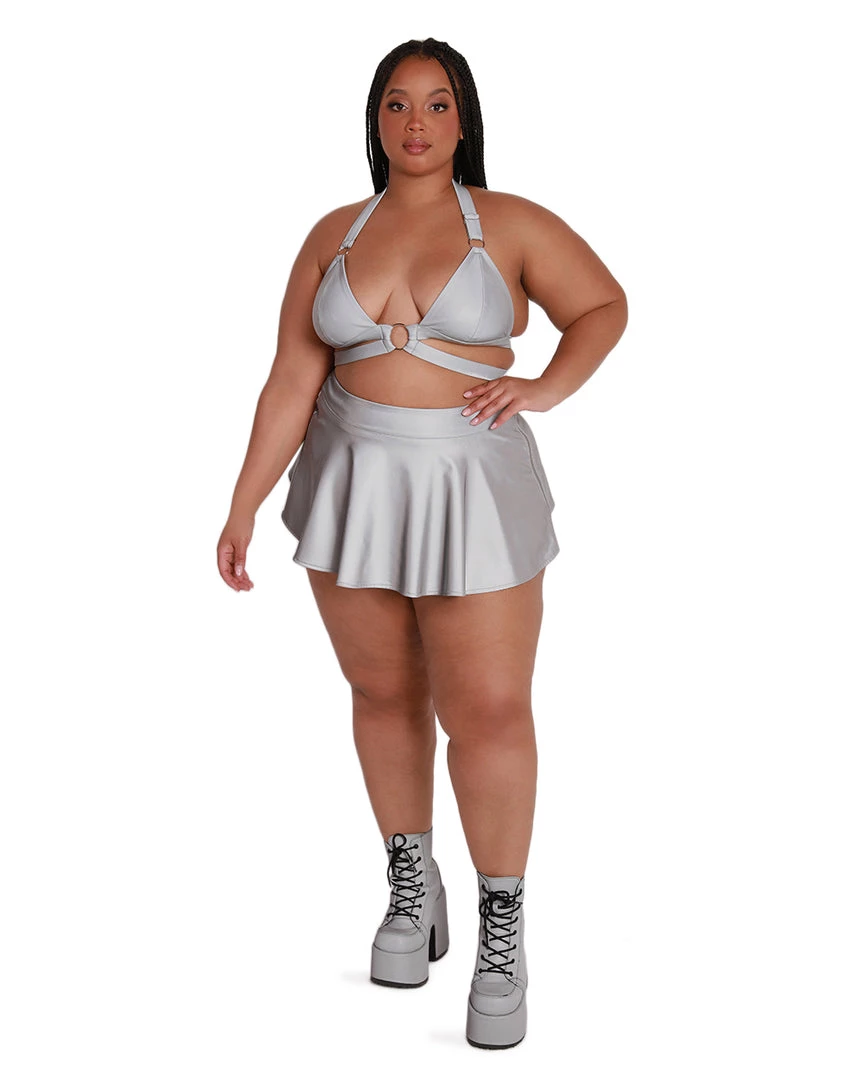 OhYes Clothing Charge Of Light Reflective Skater Skirt 11 OhYes Clothing Charge Of Light Reflective Skater Skirt