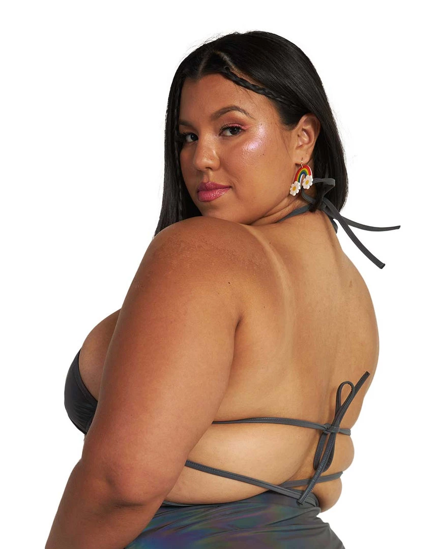 OhYes Clothing Lights Down Low Reflective Wrap Around Top 12 OhYes Clothing Lights Down Low Reflective Wrap Around Top