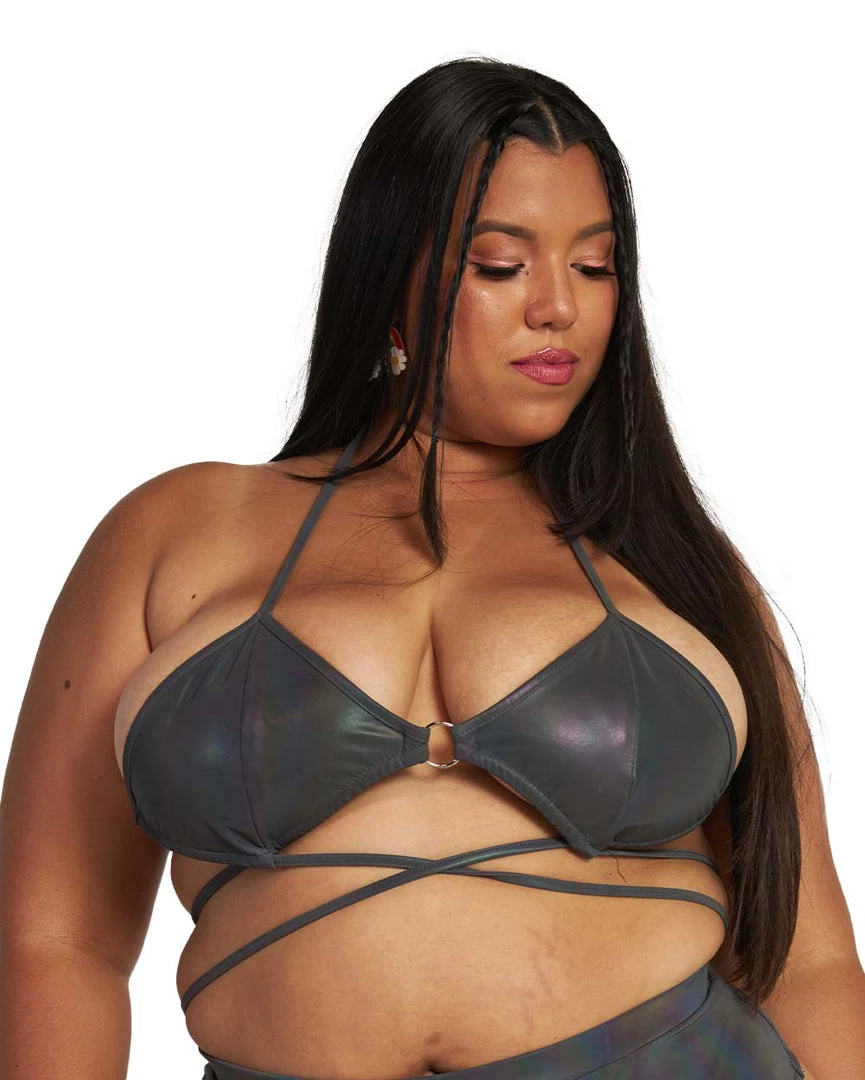 OhYes Clothing Lights Down Low Reflective Wrap Around Top 9 OhYes Clothing Lights Down Low Reflective Wrap Around Top