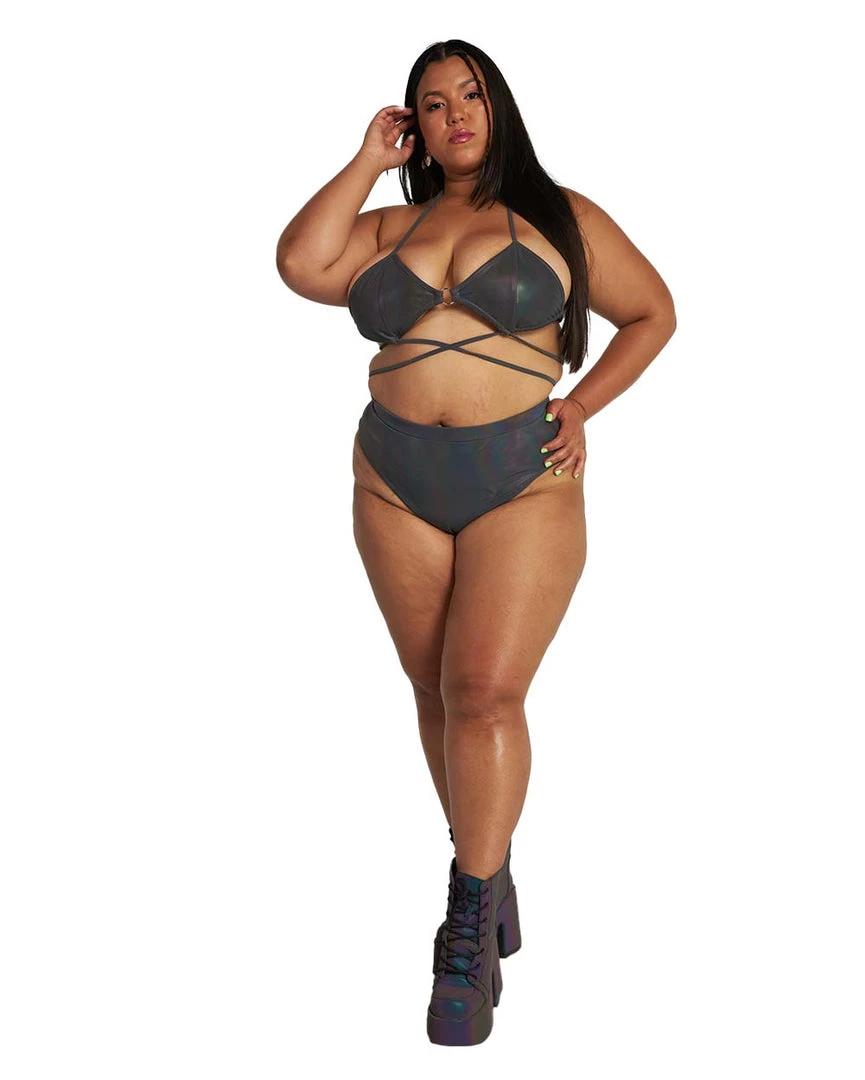 OhYes Clothing Lights Down Low Reflective Wrap Around Top 11 OhYes Clothing Lights Down Low Reflective Wrap Around Top