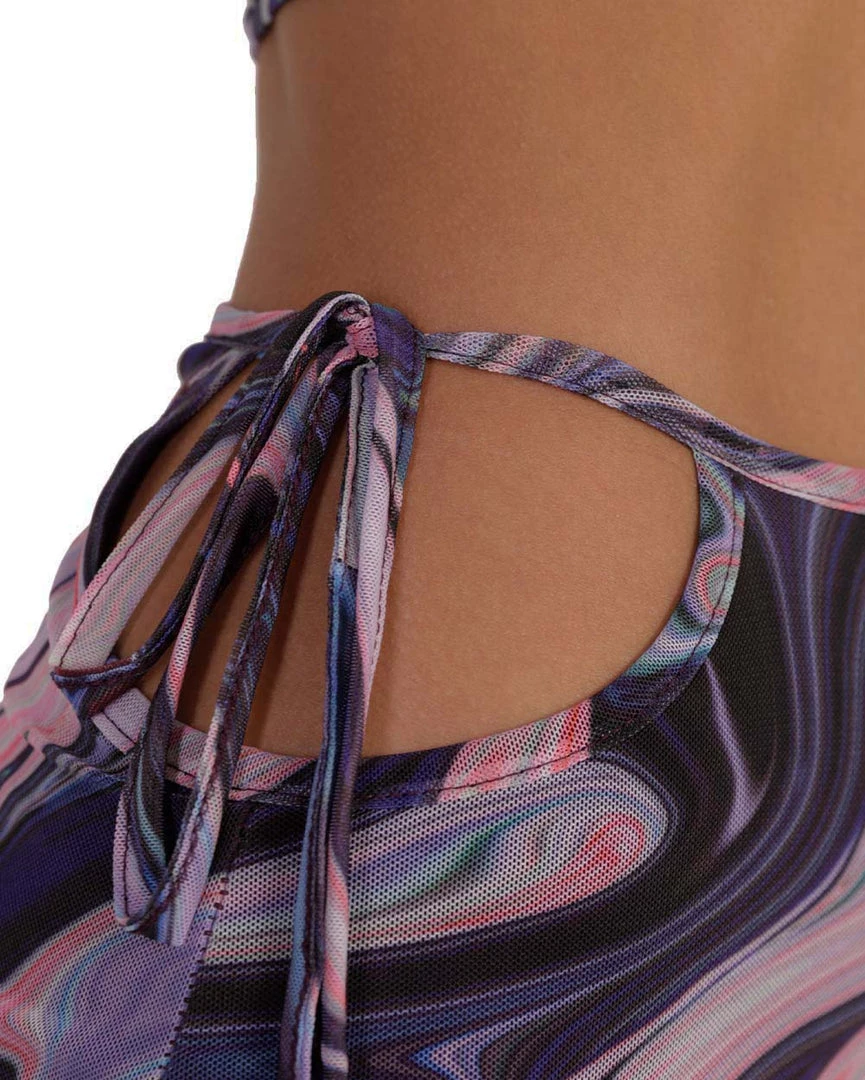 Hot & Delicious Black Bead Clothing Liquid Craze Mesh Mini Skirt 4 Hot & Delicious Black Bead Clothing Liquid Craze Mesh Mini Skirt