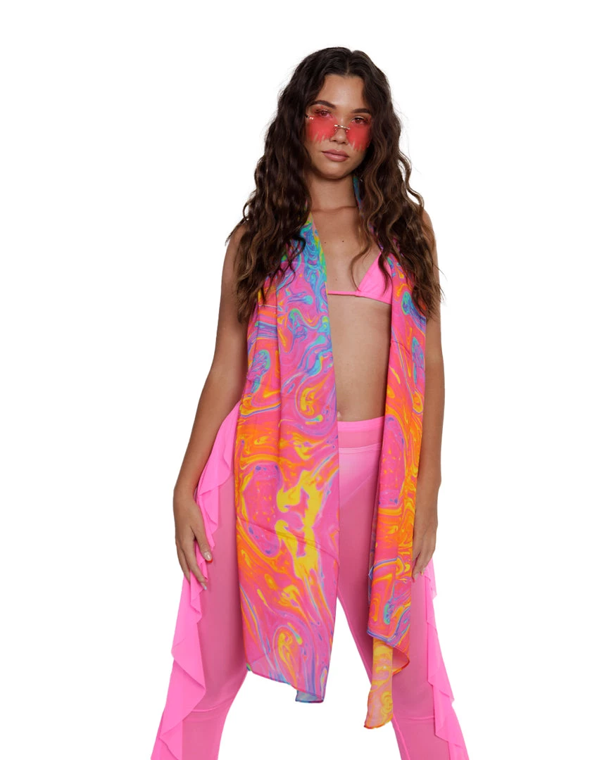 University Customs Pashminas & Festival Accessories Liquid Rainbow Pashmina 3 University Customs Pashminas & Festival Accessories Liquid Rainbow Pashmina