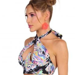 Day G Liquid Tripp Corset Halter Top