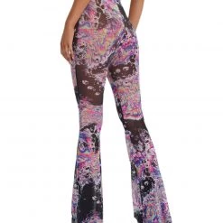 Day G Liquid Tripp Mesh Bell Bottoms Clothing