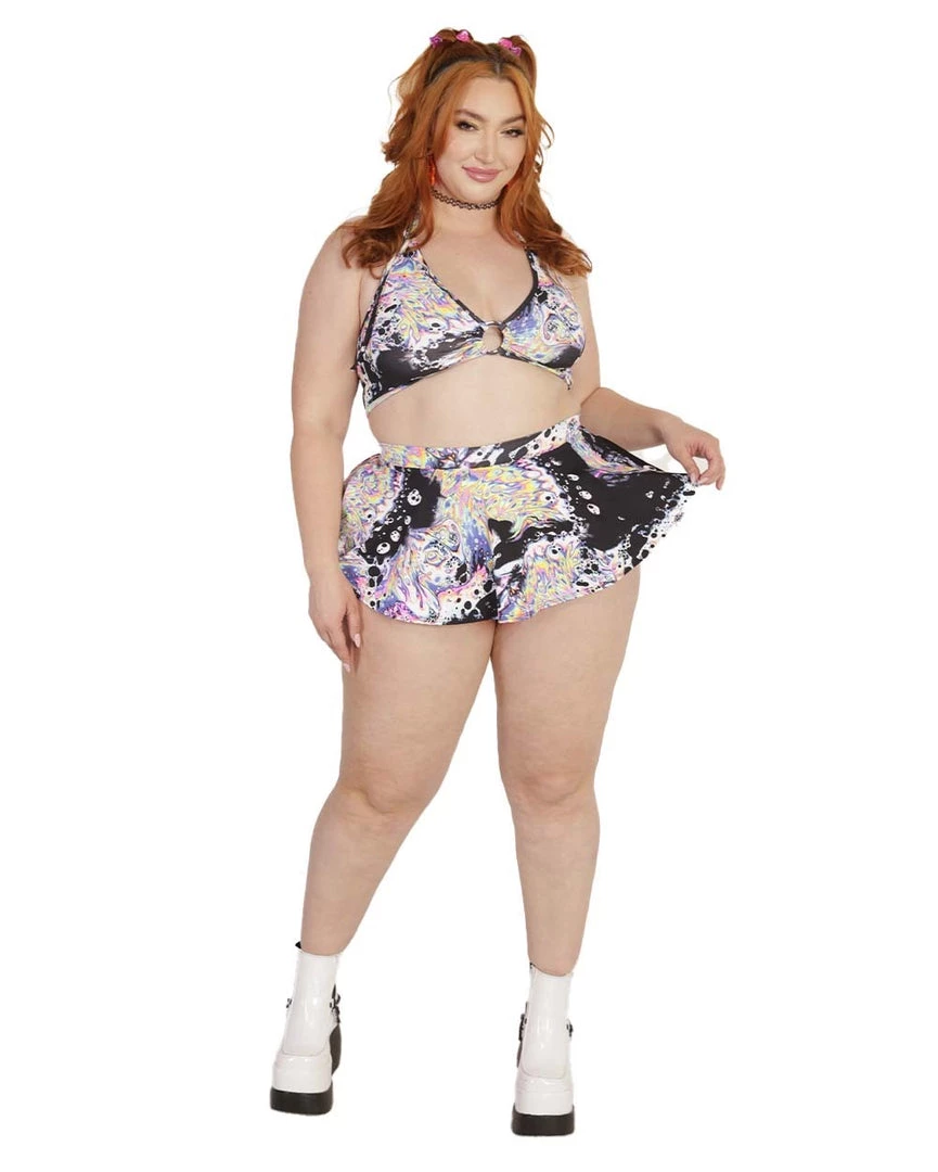 Day G Clothing Liquid Tripp Mini Skater Skirt 10 Day G Clothing Liquid Tripp Mini Skater Skirt