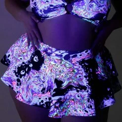 Day G Clothing Liquid Tripp Mini Skater Skirt 22 Day G Clothing Liquid Tripp Mini Skater Skirt