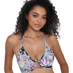 Day G Liquid Tripp O-Ring Halter Crop Top Clothing 16 Day G Liquid Tripp O-Ring Halter Crop Top Clothing