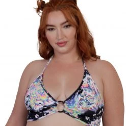 Day G Liquid Tripp O-Ring Halter Crop Top Clothing 22 Day G Liquid Tripp O-Ring Halter Crop Top Clothing