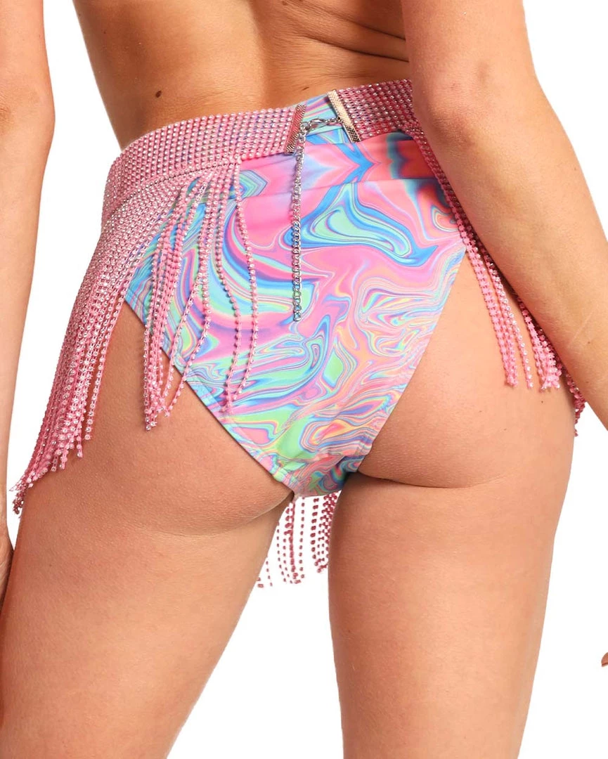 Hot & Delicious Black Bead Love Potion Beaded Fringe Skirt 18 Hot & Delicious Black Bead Love Potion Beaded Fringe Skirt