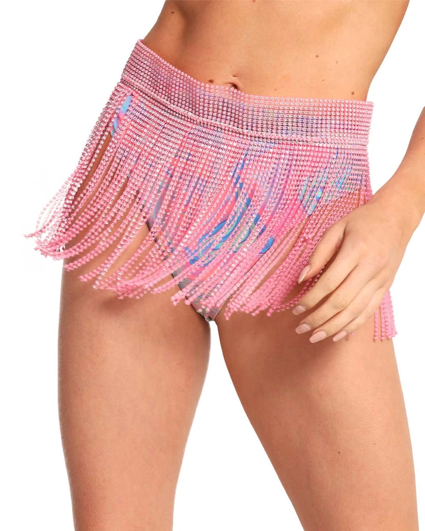 Hot & Delicious Black Bead Love Potion Beaded Fringe Skirt 14 Hot & Delicious Black Bead Love Potion Beaded Fringe Skirt