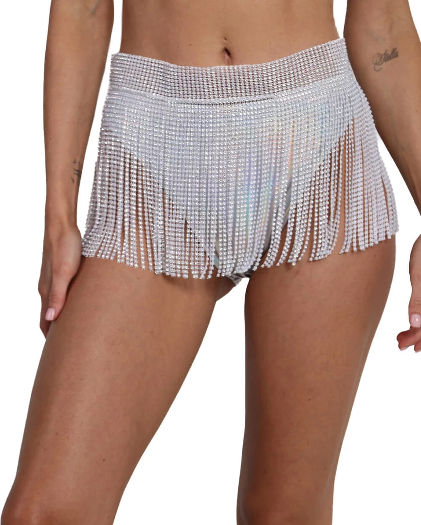 Hot & Delicious Black Bead Love Potion Beaded Fringe Skirt 9 Hot & Delicious Black Bead Love Potion Beaded Fringe Skirt