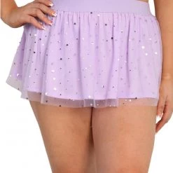 OhYes Bottoms Lucky Star Mesh Mini Skirt