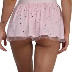 OhYes Bottoms Lucky Star Mesh Mini Skirt