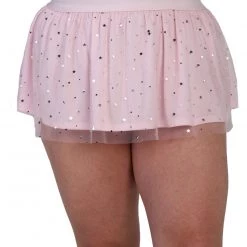 OhYes Bottoms Lucky Star Mesh Mini Skirt