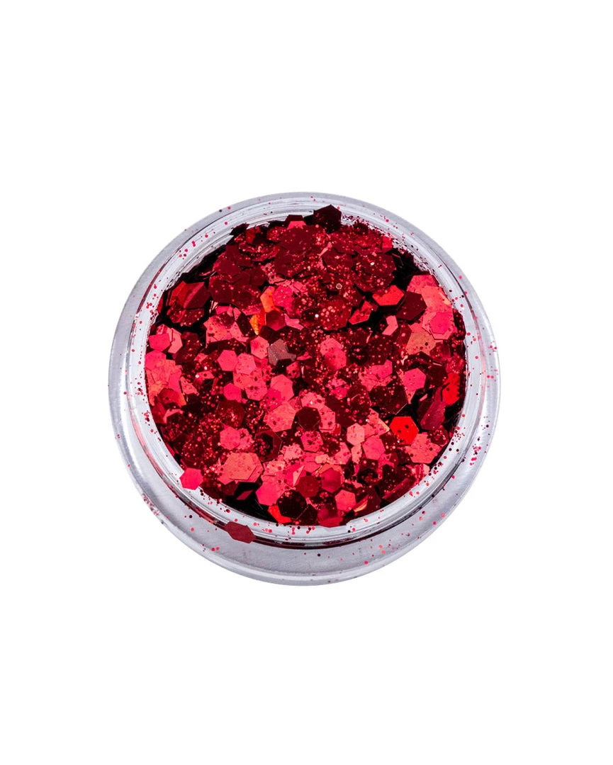 Lunautics Scarlet Chunky Glitter 3 Lunautics Scarlet Chunky Glitter