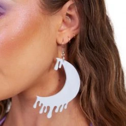 Rolita Couture Accessories Lunita X IHR Celestial Sparkle Moon Earrings