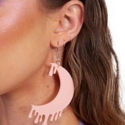 Rolita Couture Accessories Lunita X IHR Celestial Sparkle Moon Earrings