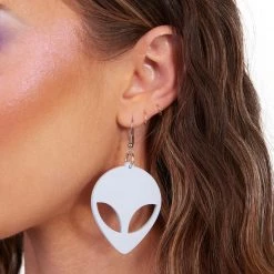 Rolita Couture Accessories Lunita X IHR Close Call Alien Earrings