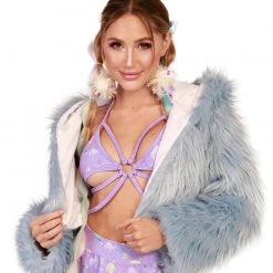 Rolita Couture Lunita X IHR Fur Crop Jacket