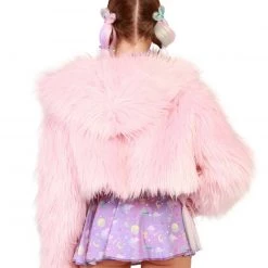 Rolita Couture Lunita X IHR Fur Crop Jacket