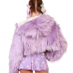 Rolita Couture Lunita X IHR Fur Crop Jacket