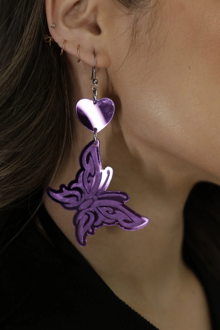 Rolita Couture X IHR Match My Fly Butterfly Earrings 4 Rolita Couture X IHR Match My Fly Butterfly Earrings