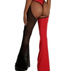 Rolita Couture Rolita X IHR Splice Fishnet Ride Em Bell Chaps Clothing 14 Rolita Couture Rolita X IHR Splice Fishnet Ride Em Bell Chaps Clothing