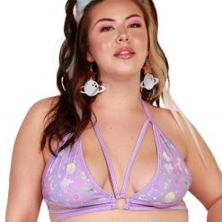 Rolita Couture Clothing Lunita X IHR Ultra Violet Butterfly Kisses Wrap Top 19 Rolita Couture Clothing Lunita X IHR Ultra Violet Butterfly Kisses Wrap Top