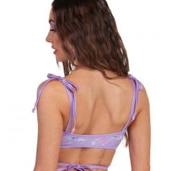 Rolita Couture Lunita X IHR Ultra Violet Euphoric Wrap Top Clothing