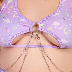 Rolita Couture Lunita X IHR Ultra Violet Rebel Chain Top Clothing 19 Rolita Couture Lunita X IHR Ultra Violet Rebel Chain Top Clothing