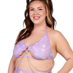 Rolita Couture Lunita X IHR Ultra Violet Rebel Chain Top Clothing 21 Rolita Couture Lunita X IHR Ultra Violet Rebel Chain Top Clothing