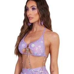 Rolita Couture Lunita X IHR Ultra Violet Rebel Chain Top Clothing 16 Rolita Couture Lunita X IHR Ultra Violet Rebel Chain Top Clothing
