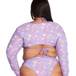 Rolita Couture Clothing Lunita X IHR Ultra Violet Ultra Crop Top 27 Rolita Couture Clothing Lunita X IHR Ultra Violet Ultra Crop Top