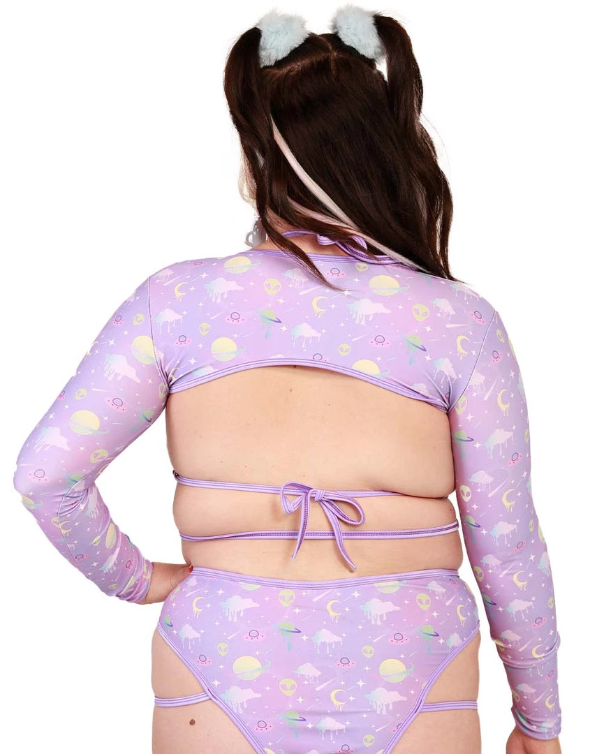 Rolita Couture Clothing Lunita X IHR Ultra Violet Ultra Crop Top 17 Rolita Couture Clothing Lunita X IHR Ultra Violet Ultra Crop Top