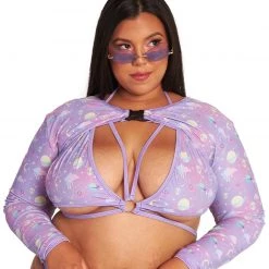 Rolita Couture Clothing Lunita X IHR Ultra Violet Ultra Crop Top 23 Rolita Couture Clothing Lunita X IHR Ultra Violet Ultra Crop Top