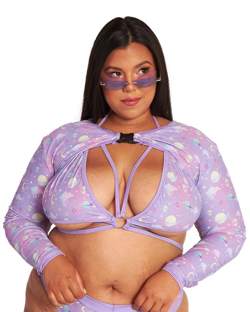 Rolita Couture Clothing Lunita X IHR Ultra Violet Ultra Crop Top 9 Rolita Couture Clothing Lunita X IHR Ultra Violet Ultra Crop Top