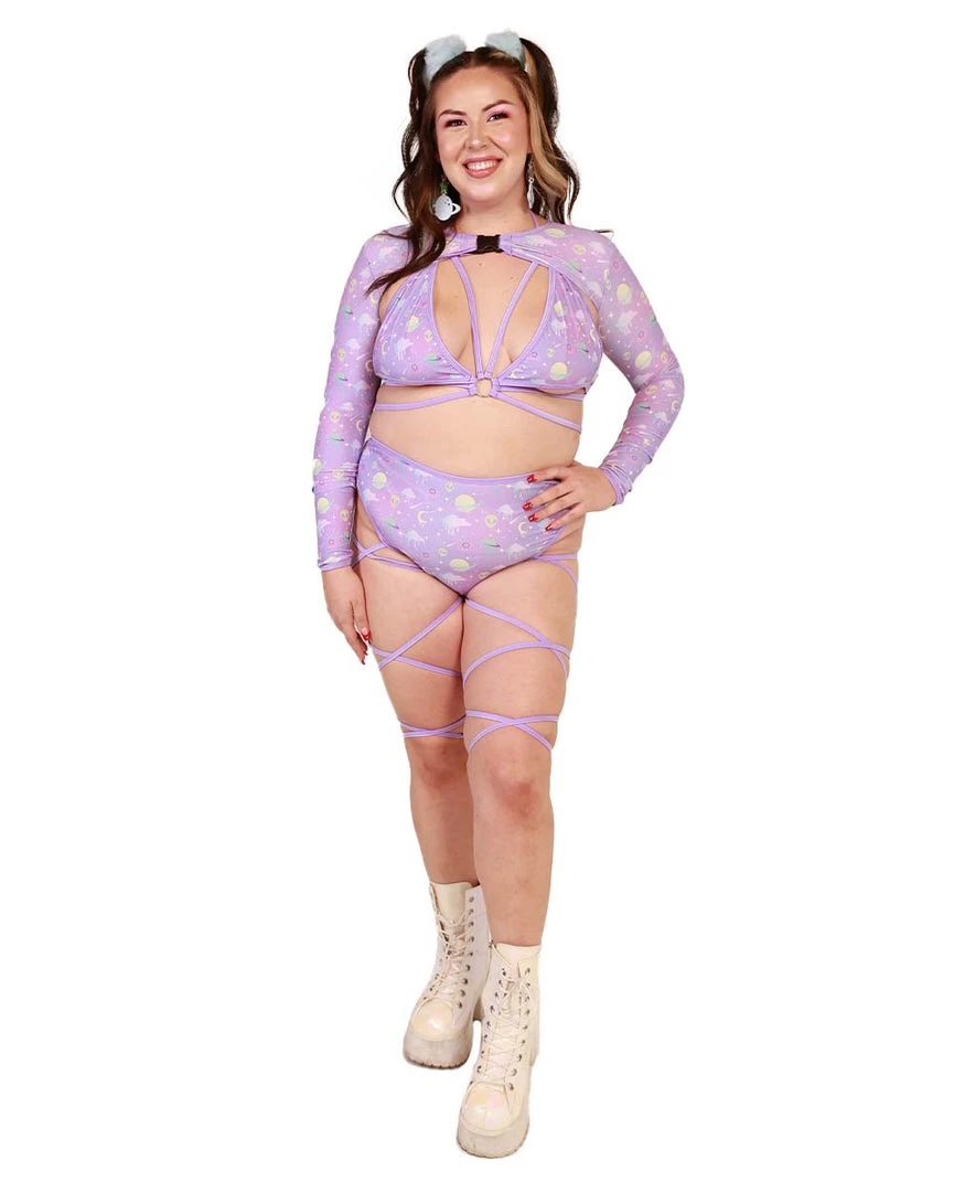 Rolita Couture Clothing Lunita X IHR Ultra Violet Ultra Crop Top 15 Rolita Couture Clothing Lunita X IHR Ultra Violet Ultra Crop Top