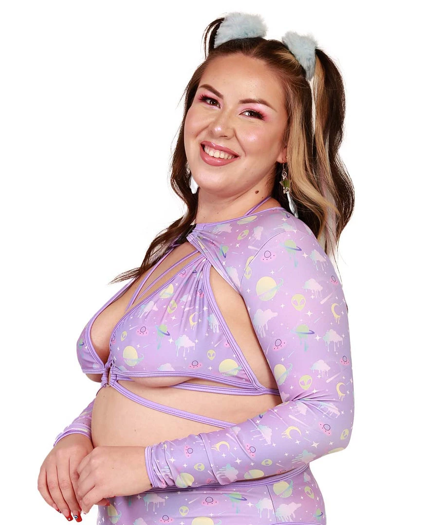 Rolita Couture Clothing Lunita X IHR Ultra Violet Ultra Crop Top 16 Rolita Couture Clothing Lunita X IHR Ultra Violet Ultra Crop Top