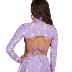 Rolita Couture Clothing Lunita X IHR Ultra Violet Ultra Crop Top 21 Rolita Couture Clothing Lunita X IHR Ultra Violet Ultra Crop Top