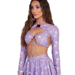 Rolita Couture Clothing Lunita X IHR Ultra Violet Ultra Crop Top 20 Rolita Couture Clothing Lunita X IHR Ultra Violet Ultra Crop Top