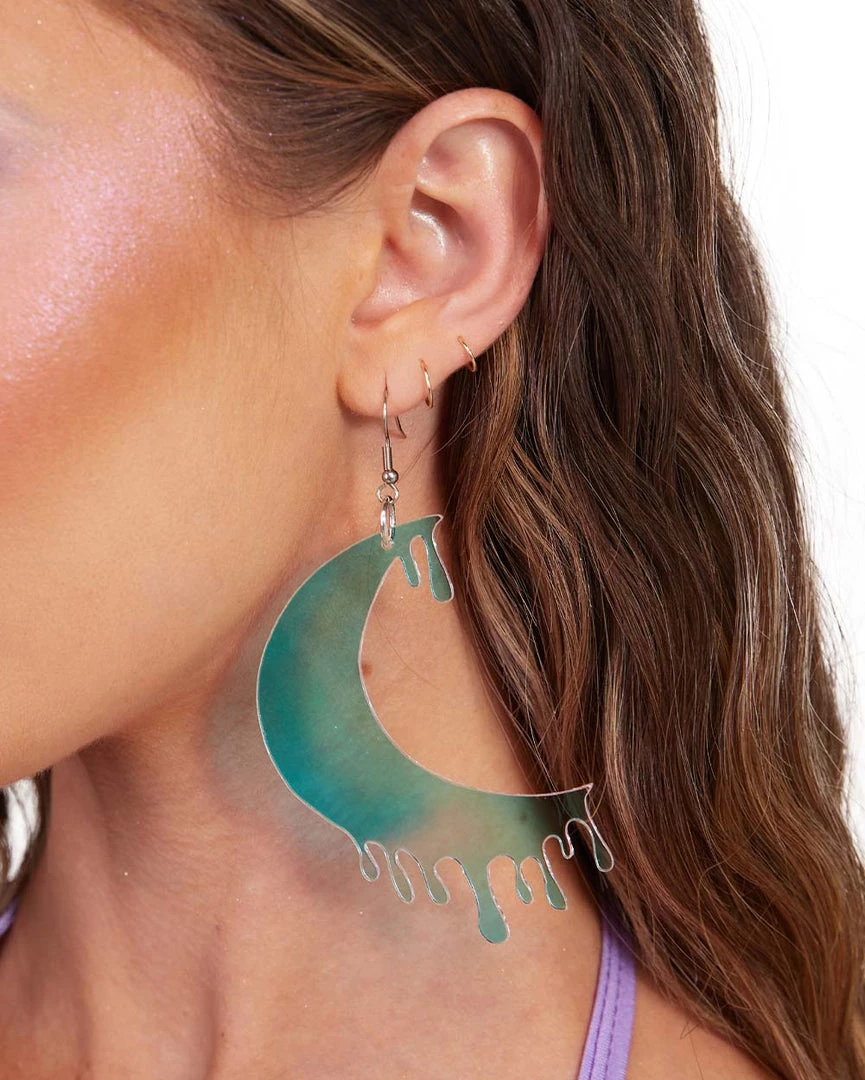 Rolita Couture Accessories Lunita X IHR Celestial Sparkle Moon Earrings 5 Rolita Couture Accessories Lunita X IHR Celestial Sparkle Moon Earrings