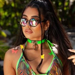 Body Language Tops Groovy Gal Mesh Triangle Top