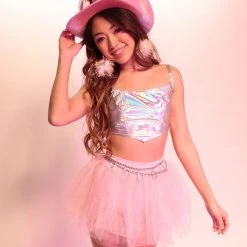 OhYes Stargirl Holo Corset Top Clothing 18 OhYes Stargirl Holo Corset Top Clothing