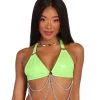 OhYes Make A Scene Vinyl Chained Crop Top Clothing