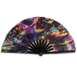 Andrew - Agent Melted Planet Rainbow Hand Fan