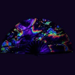 Andrew - Agent Melted Planet Rainbow Hand Fan
